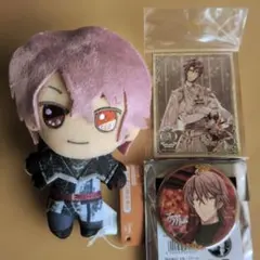 アイナナ　御堂虎於　3点セット　ぬいぐるみ　缶バッジ　シール