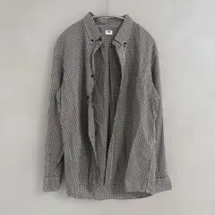 UNIQLO チェック柄 長袖シャツ L