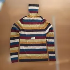 No.1493 リブ編みタートルネックニット Ｆ