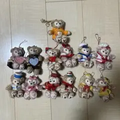ダッフィー　シェリーメイ　ぬいぐるみストラップセット　ディズニー　13体セット