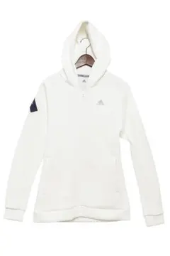 adidasゴルフ　ホワイトパーカー　　Lサイズ