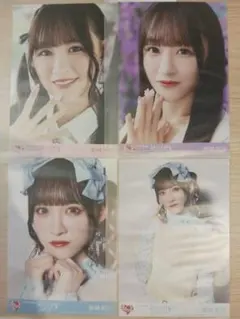 =LOVEイコラブ絶対アイドル辞めないで初回盤ABCD生写真4種4枚 音嶋莉沙