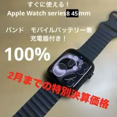 Apple Watch series 8 セルラー45mm ミッドナイト