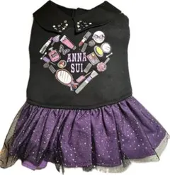 犬服ANNA SUIコスメスウェットワンピース2L