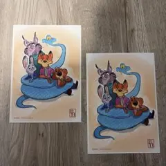 映画 ズートピア2 入場者特典 第6弾 プレミアムアートボード 2枚