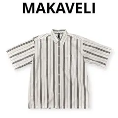 【ビッグサイズ】00s MAKAVELI ストライプシャツ　XL 2PAC