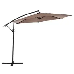 グリーン】直径300cm 30+UPF紫外線360度回転 2層 専用ベース付き