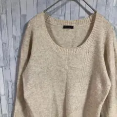 【CROLLA】クローラ　ニット/セーター　長袖　オフホワイト　フリーサイズ