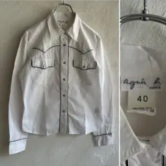 OLD agnes b. ウエスタンシャツ アニエスベー 40のサムネイル