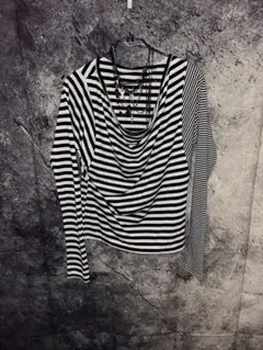 Y2K Black archive punk grunge モード系 ボーダー - メルカリ