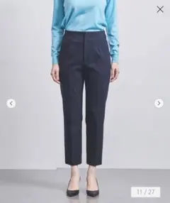 【新品】UNITED ARROWS レディース パンツ ネイビー
