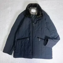 シンプルライフ◇ダウンジャケット ハーフコート 中綿 キルティング ボア L