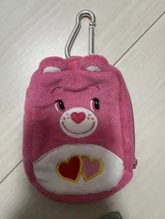 Care Bears ケアベア フェイス型ポーチ ピンクのサムネイル