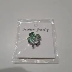 四つ葉のクローバー ピンブローチ