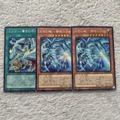 遊戯王 白き幻獣 ブルーアイズホワイトドラゴン シークレット【2枚