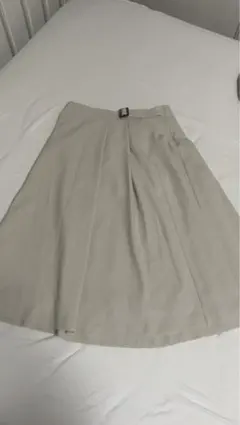 ◆Reflax(R)カナパサイドベルトフレアスカート