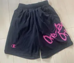 子供用Champion 黒 ショートパンツ140 バスケットボールウエア