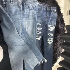 American Eagle ダメージデニムパンツ