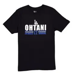 ニューエラTシャツ (大谷翔平ドジャース)XLサイズ/ブラック