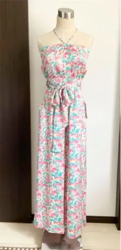 新品❤INTERPLANET タイダイ柄 オールインワン ロングのサムネイル
