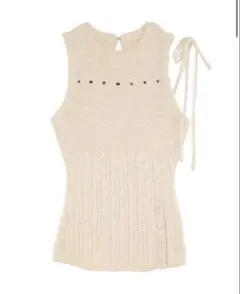 即購入可✩andmary Laina ribbon tank ivory - メルカリ
