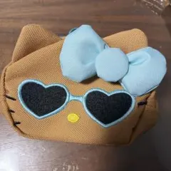 mini1月増刊号の付録 日焼けサングラスキティポーチ 付きキーホルダー