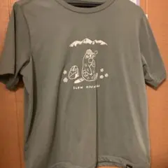 マーモット　四角友里さんSLOW MOUNTAIN 半袖 Tシャツ カーキLのサムネイル