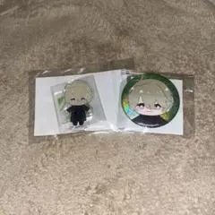 えーすりー A3! セガラッキーくじ アクスタ 缶バッジ オーガスト
