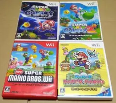 スーパーマリオ Wii 4点セット .....