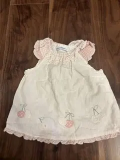 familiar 70 ワンピース フリル付き