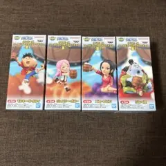 ワンピース ワーコレ宴1 ジンベエ、ルフィ、ロビン、ボニー 計4 種