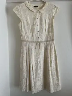 TOCCA ワンピース 白 アイボリー 刺繍