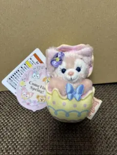 ディズニー シー　リーナベル ぬいぐるみチャーム イースター　ぬいぐるみバッジ