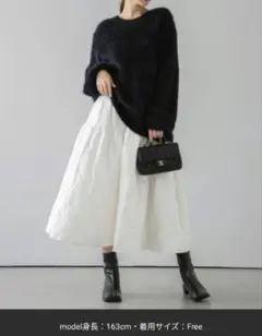 SUGAR BISKET 完売 キルティングフレアスカート