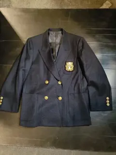 子供用 フォーマルブレザー140A ネイビー 金ボタンワッペン付き卒業式 入学式