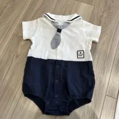Bebe セーラー襟ロンパース 95cm未満