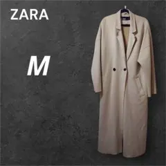 ZARA M ベージュ コート きれいめ お出かけ オフィス フォーマル 防寒用