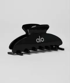 alo ブラック ヘアクリップ