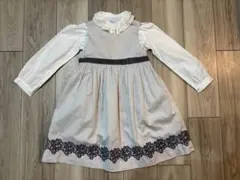 120 入学式　フリル襟 ワンピース