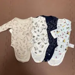 ユニクロ　ロンパース　ムーミン　肌着　4枚セット