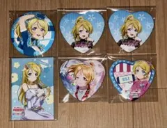 ラブライブ 絢瀬絵里 缶バッジ オッズパーク 遊園地 スクフェス2