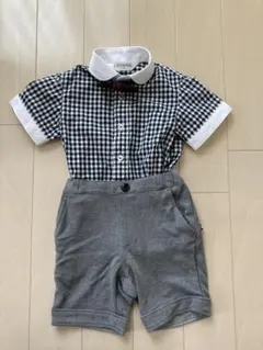 CHOPIN チェック柄 半袖シャツとショートパンツセット