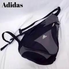 美品✨アディダス 00s Y2K スリングバッグ ワンショルダーバッグ グレー