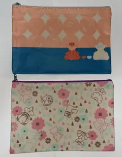 ポケモン　一番くじ　C賞　ポーチ　ロコン、ピカチュウ、モクロー、ニャオニクス