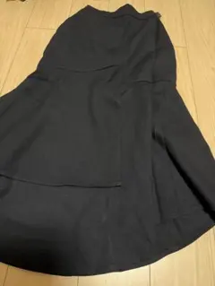 rienda フレアスカート S 黒