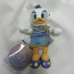 ディズニー ディズニーランド 40周年 デイジー ぬいぐるみバッジ