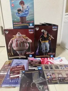 一番くじ ワンピース 赤髪海賊団 フィギュアセット