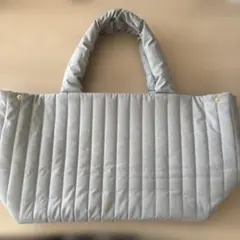 Francfranc キルティングトートバッグ グレー