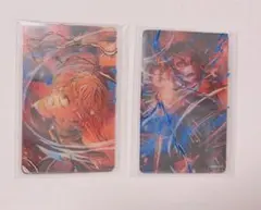 鬼滅の刃 WEBSHOPくじ D賞 レイヤードクリアカードセット 我妻善逸　獪岳