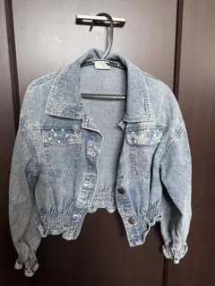 子供服　デニムジャケット　女の子　春秋